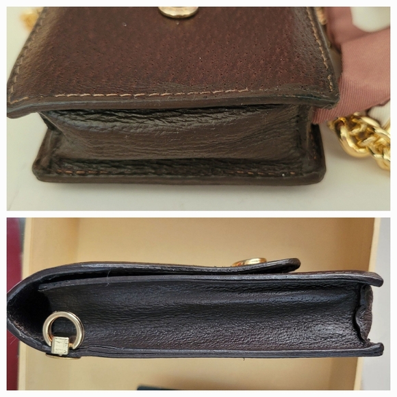 SOLD Gucci Card Case Wallet Micro Crossbody Customized Vintage - Picture 4 of 16